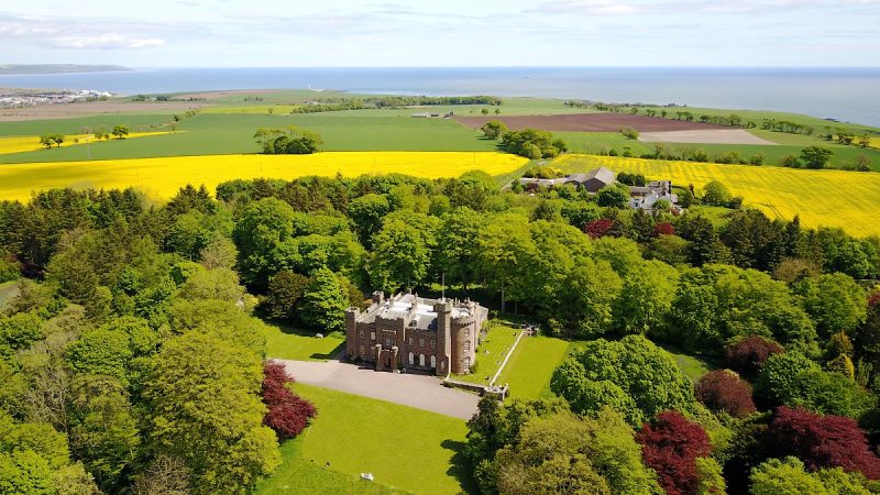 Scozia Dunnidald Castle Dundee ad Aberdeen
